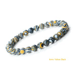 🔷 Blue Malachite Chakra Mala Bracelet – Natural Stone Buddhist Prayer Beads Healing Strand Bracelet for Yoga, Meditation & Energy Balance by Spiritual Abacus