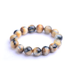 Spiritual Abacus™ Old Mine Tiger Eye Bracelet – Natural Dream Tiger Eye Stone for Focus & Confidence