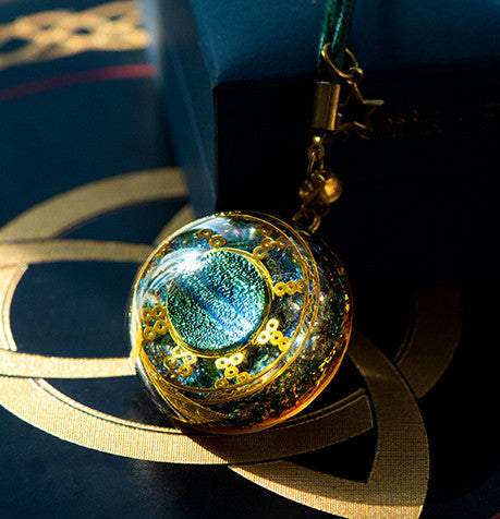 Spiritual Abacus Lucky Stone Pendant Necklace | Reiki Wealth Attraction Jewelry