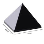 🖤 Spiritual Abacus Black Obsidian Pyramid – Spirit Energy & Protection Crystal for Home