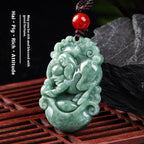 Spiritual Abacus Natural Cargo Jade Chinese Zodiac Pendant Ornaments (12 Signs)