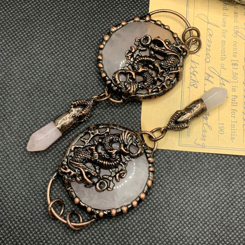 Spiritual Abacus Fashion Vintage Aventurine Crystal Pendant