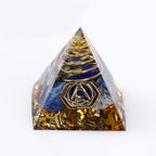Spiritual Abacus Natural Crystal Gravel Pyramid Epoxy Decoration