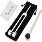 Spiritual Abacus 128 Hz Weighted Tuning Fork Set Bio-Acoustic Healing Tool – Chakra Balancing, Sound Therapy & Stress Relief