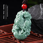 Spiritual Abacus Natural Cargo Jade Chinese Zodiac Pendant Ornaments (12 Signs)