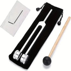 Spiritual Abacus 128 Hz Weighted Tuning Fork Set Bio-Acoustic Healing Tool – Chakra Balancing, Sound Therapy & Stress Relief