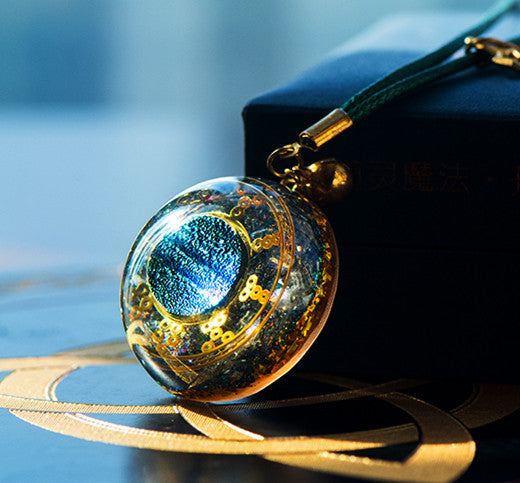 Spiritual Abacus Lucky Stone Pendant Necklace | Reiki Wealth Attraction Jewelry