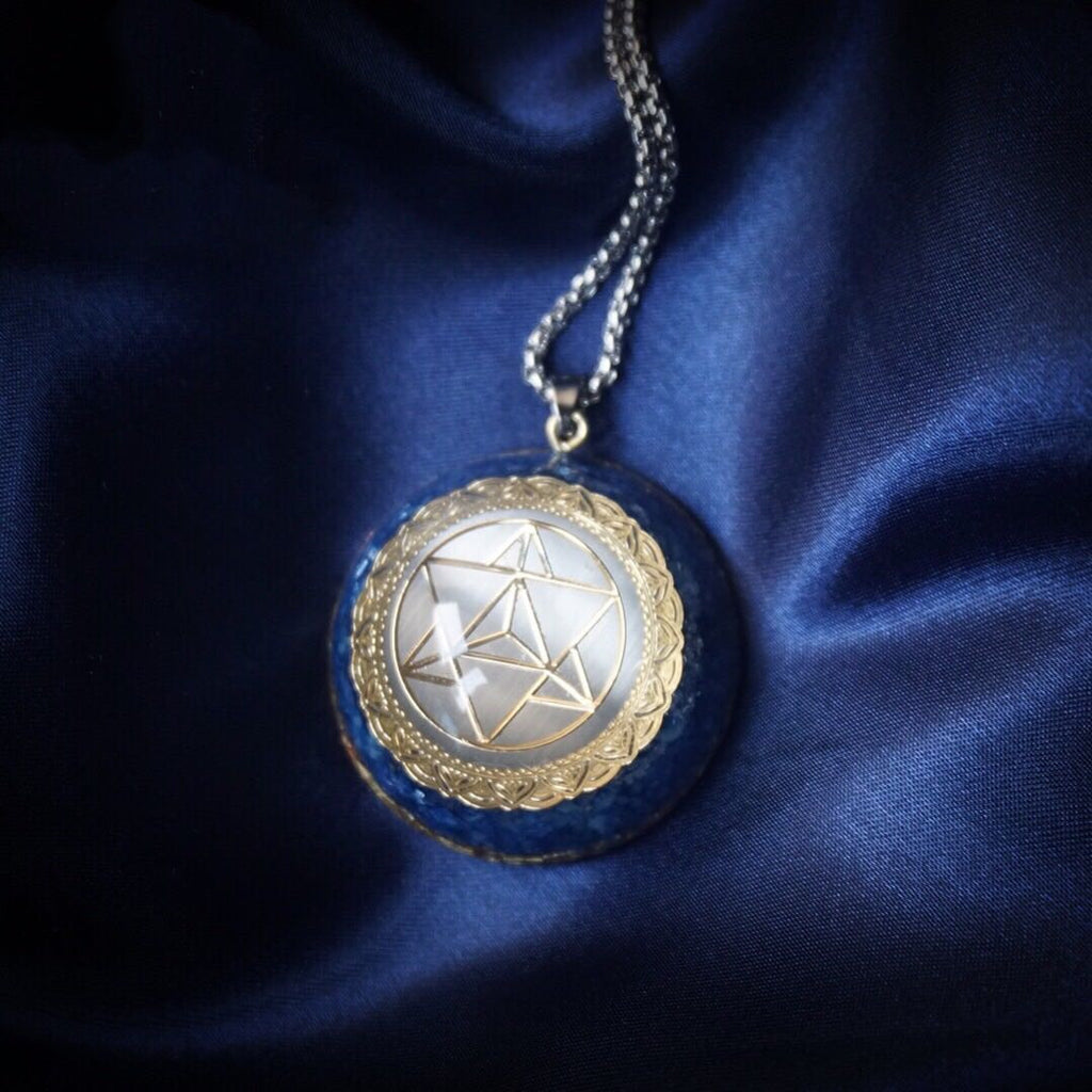 Spiritual Abacus Crystal Pendant Necklace for Men and Women