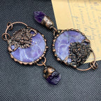Spiritual Abacus Fashion Vintage Aventurine Crystal Pendant