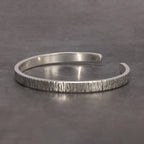 ⚪ Spiritual Abacus 925 Sterling Silver Tin Paper Bracelet – Handmade Retro Minimalist Jewelry for Men & Women