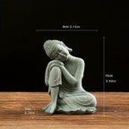 Spiritual Abacus Mini Zen Buddha Garden Statue