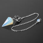 Spiritual Abacus™ Chakra Healing Pendulum – Meditation Crystal Energy Dowsing Tool for Reiki, Yoga & Chakra Balancing