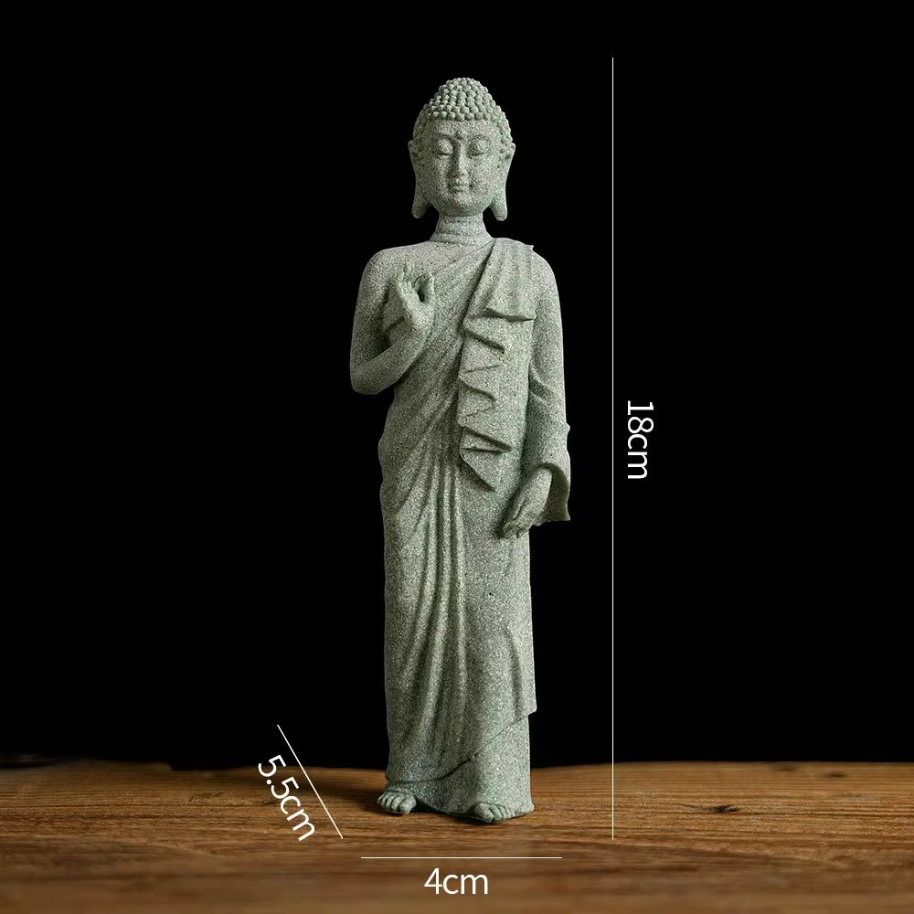 Spiritual Abacus Mini Zen Buddha Garden Statue