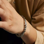 Spiritual Abacus™ 925 Sterling Silver Six-Character Mantra Bracelet