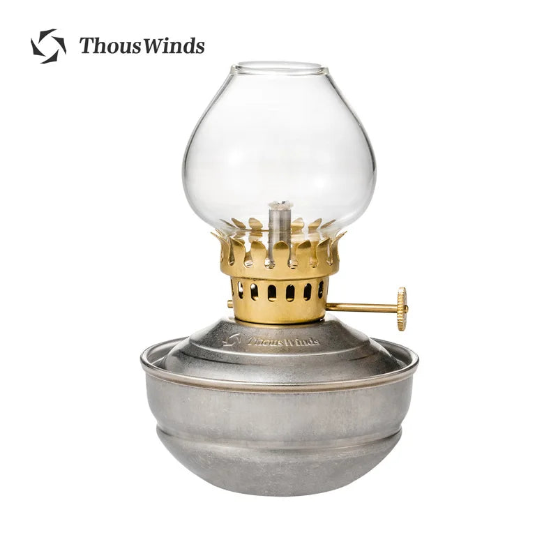 🏕️ ThousWinds Luminara Mini Oil Lamp – Windproof Retro Camping Lantern | 20h Long-Lasting Portable Outdoor Light