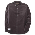 Spiritual Abacus™ Men’s Corduroy Thermal Shirt – Thick Fleece-Lined Cotton Long Sleeve Winter Top