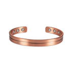 🧲 Spiritual Abacus Pure Copper Magnetic Bracelet – Adjustable Cuff for Arthritis Pain Relief