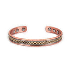 🧲 Spiritual Abacus Pure Copper Magnetic Bracelet – Adjustable Cuff for Arthritis Pain Relief