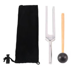 🎵 Spiritual Abacus 4-Pack Tuning Fork Set – 128Hz, 256Hz, 512Hz & 528Hz + Hammer |