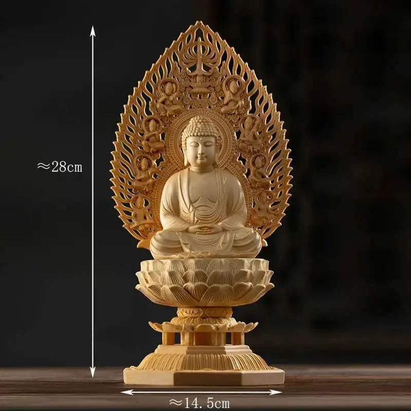 🪵 Spiritual Abacus Solid Wood Bodhisattva Statue
High-Grade Giant Buddha Sculpture – Hand-Carved Home or Altar Decoration