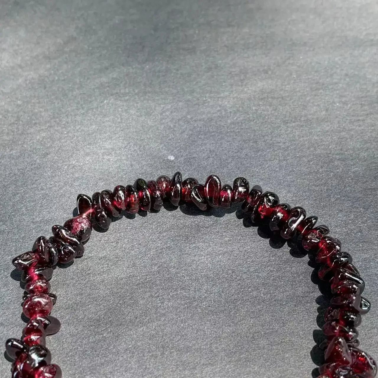 ❤️ Spiritual Abacus – Natural Garnet Bracelet for Women