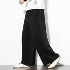 Spiritual Abacus™ Men’s Cotton Linen Loose-Fit Pants – Chinese-Style Wide-Leg Harlen Casual Trousers for Spring & Summer