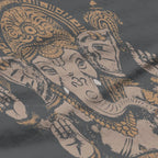 Spiritual Abacus™ Ganesha Art Women’s T-Shirt – 3D Graphic Cotton Tee for Casual Wear