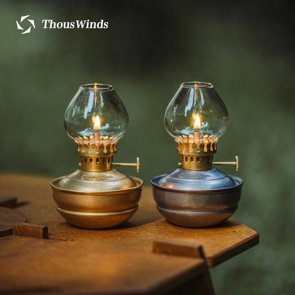 🏕️ ThousWinds Luminara Mini Oil Lamp – Windproof Retro Camping Lantern | 20h Long-Lasting Portable Outdoor Light