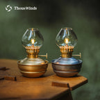 🏕️ ThousWinds Luminara Mini Oil Lamp – Windproof Retro Camping Lantern | 20h Long-Lasting Portable Outdoor Light