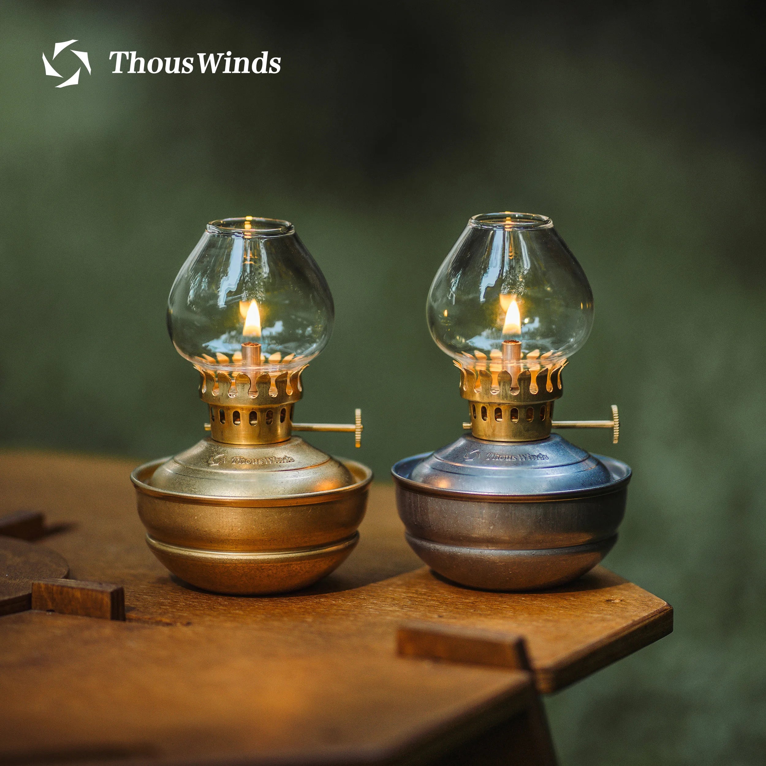🏕️ ThousWinds Luminara Mini Oil Lamp – Windproof Retro Camping Lantern | 20h Long-Lasting Portable Outdoor Light