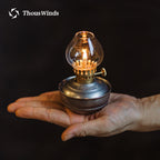 🏕️ ThousWinds Luminara Mini Oil Lamp – Windproof Retro Camping Lantern | 20h Long-Lasting Portable Outdoor Light
