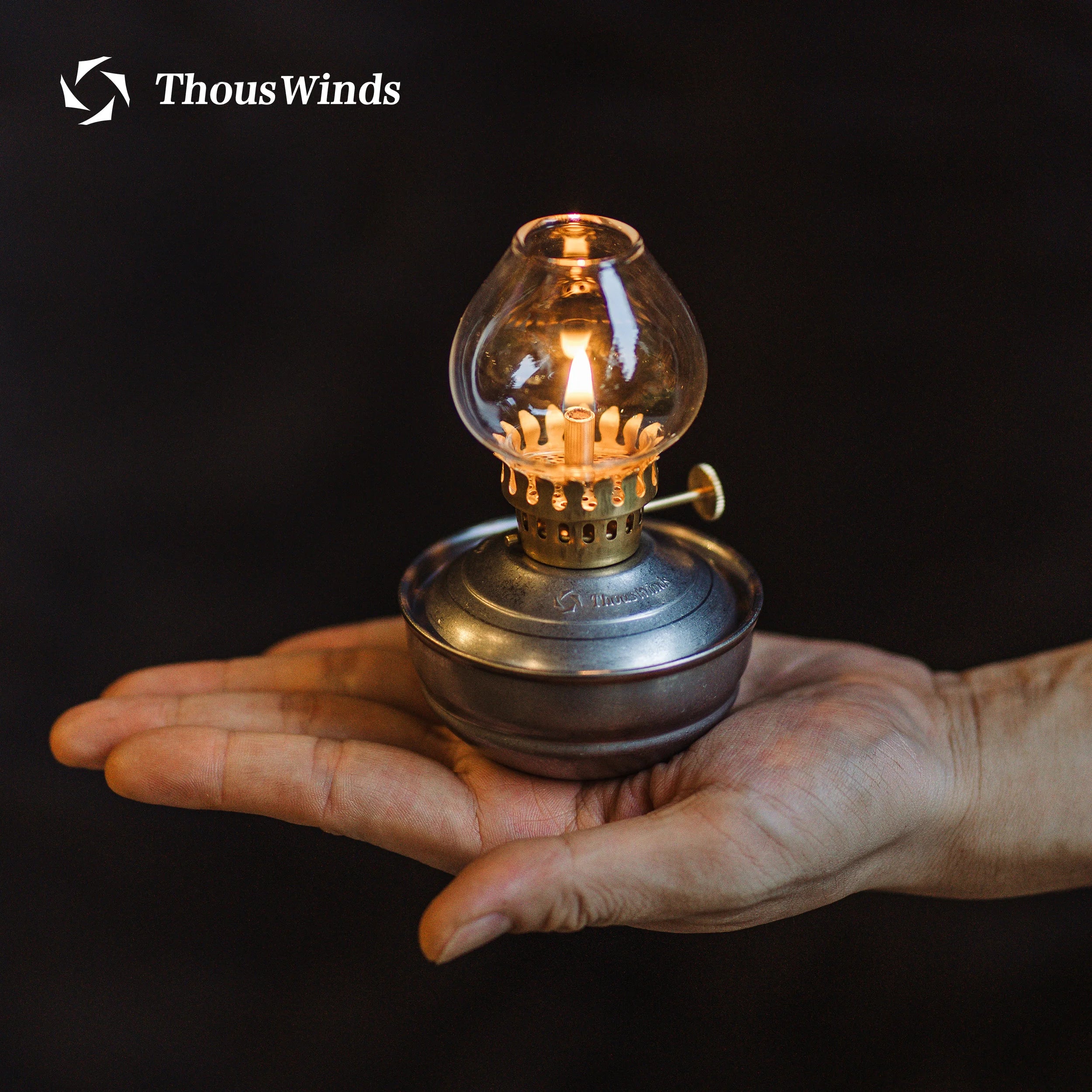 🏕️ ThousWinds Luminara Mini Oil Lamp – Windproof Retro Camping Lantern | 20h Long-Lasting Portable Outdoor Light