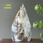🔮 Spiritual Abacus Mexican Agate Free-Form Torch Specimen