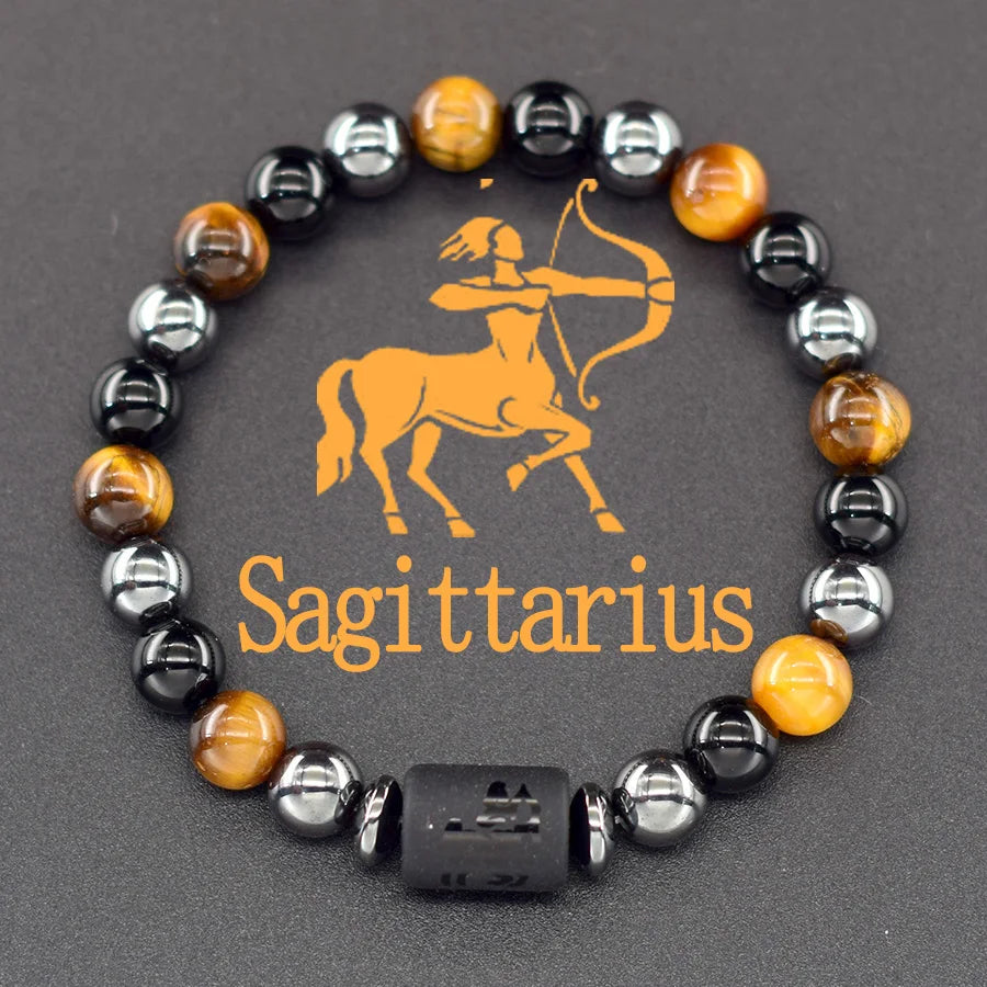 ♈♎ Spiritual Abacus™ Zodiac Constellation Bracelet – Adjustable Astrology Charm Jewelry for Men & Women (12 Star Signs)