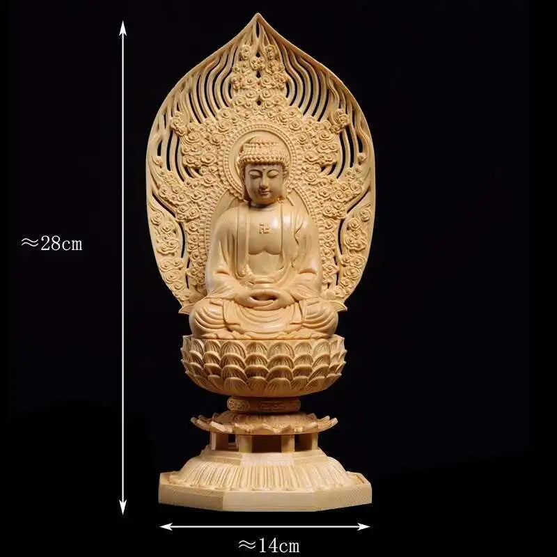 🪵 Spiritual Abacus Solid Wood Bodhisattva Statue
High-Grade Giant Buddha Sculpture – Hand-Carved Home or Altar Decoration
