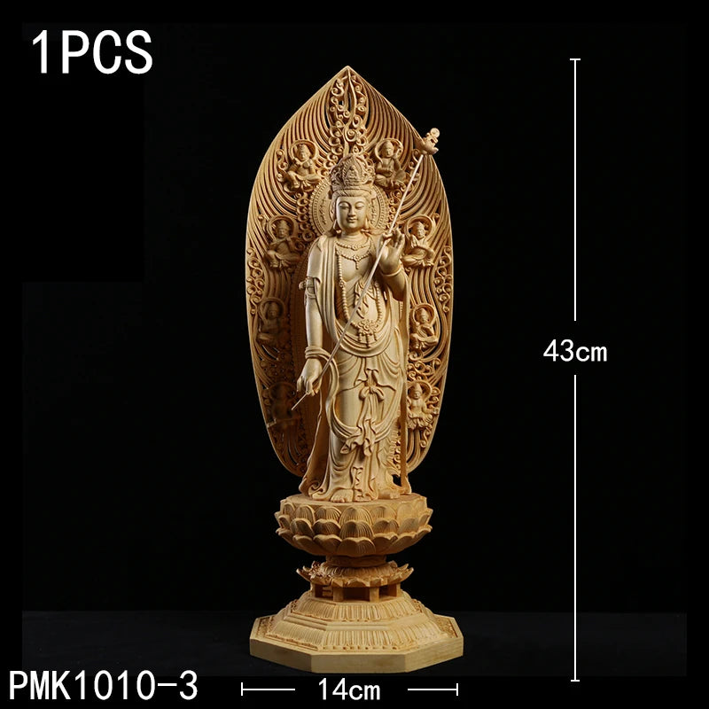 🪵 Spiritual Abacus Solid Wood Bodhisattva Statue
High-Grade Giant Buddha Sculpture – Hand-Carved Home or Altar Decoration