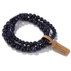 🎀 Spiritual Abacus Pink Zebra & Mixed Natural Stone Bracelet Set 4mm–8mm Beads
