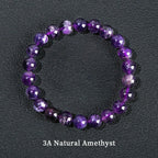 📿 Spiritual Abacus – Natural Stone Bracelet - Lapis Lazuli • Amethyst • Rock Quartz |