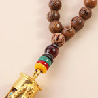 📿Spiritual Abacus Ethnic Necklace – Nepal Buddhist Jewelry - Handmade Wooden Beads • Spiritual Long Necklace