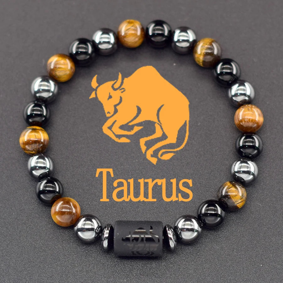 ♈♎ Spiritual Abacus™ Zodiac Constellation Bracelet – Adjustable Astrology Charm Jewelry for Men & Women (12 Star Signs)