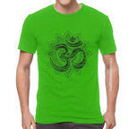 🕉️ Spiritual Abacus Om Symbol Oversized Cotton T-Shirt – Goa-Inspired Spiritual Streetwear for Men