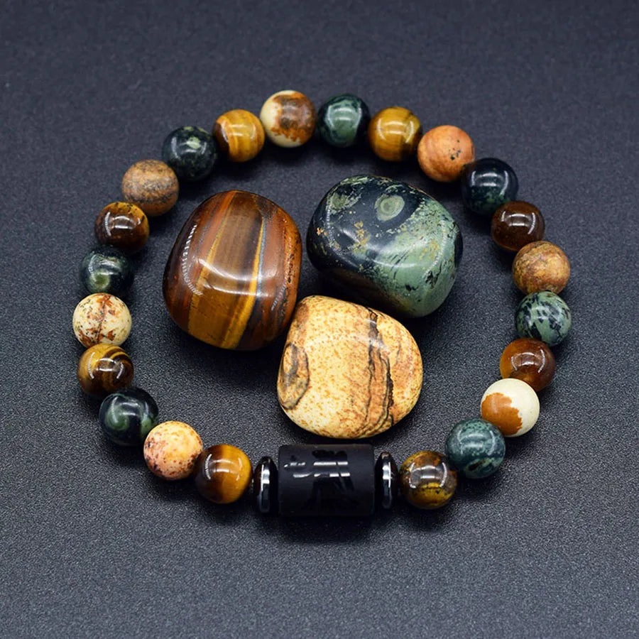 ♈♎ Spiritual Abacus™ Zodiac Constellation Bracelet – Adjustable Astrology Charm Jewelry for Men & Women (12 Star Signs)