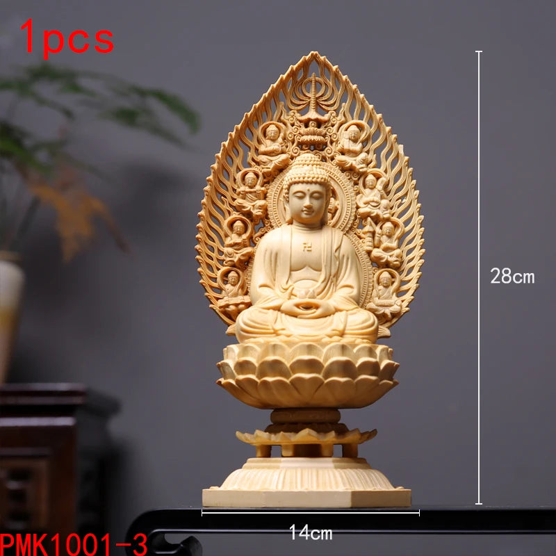 🪵 Spiritual Abacus Solid Wood Bodhisattva Statue
High-Grade Giant Buddha Sculpture – Hand-Carved Home or Altar Decoration