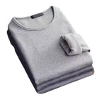 Spiritual Abacus™ Men’s Thermal Fleece T-Shirt – Long Sleeve Round Neck Winter Base Layer