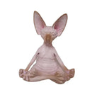 Spiritual Abacus™ Meditation Cat Buddha Statue – Whimsical Yoga Sphinx Figurine for Home & Garden Décor