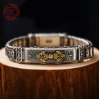 Spiritual Abacus™ S925 Sterling Silver Vintage Bead Bracelet – Handmade Men’s Unique Fashion Jewelry Gift