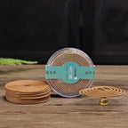 Spiritual Abacus™ Natural Sandalwood & Agarwood Coil Incense – Aromatherapy for Meditation, Yoga & Home Relaxation (20 pcs)