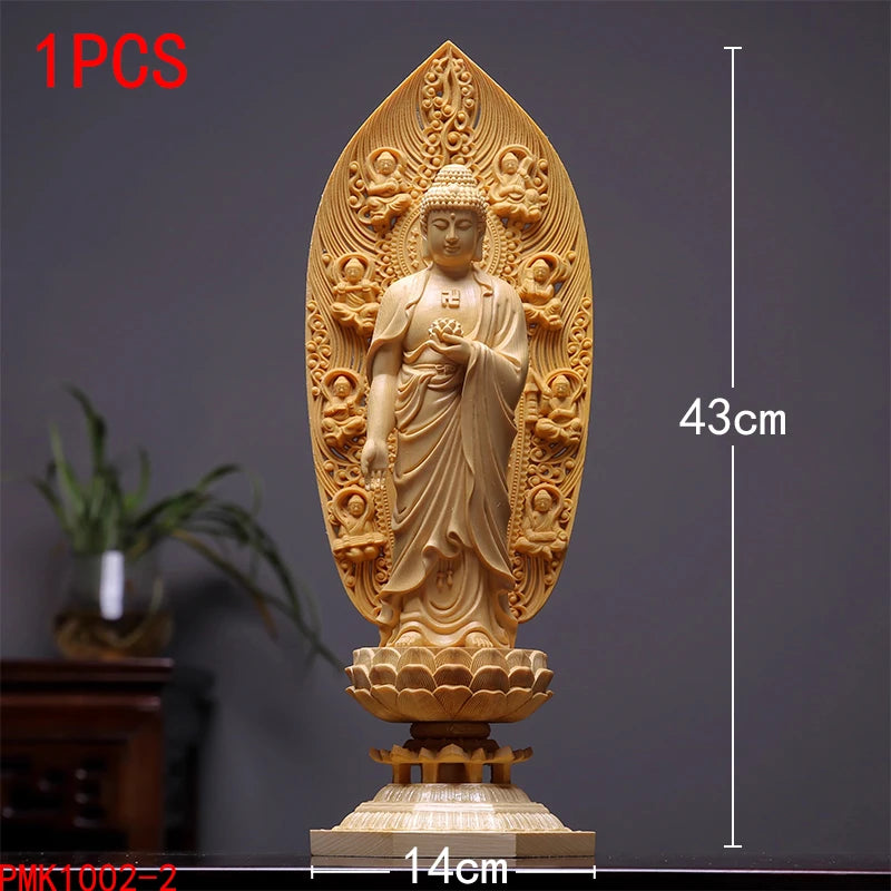 🪵 Spiritual Abacus Solid Wood Bodhisattva Statue
High-Grade Giant Buddha Sculpture – Hand-Carved Home or Altar Decoration