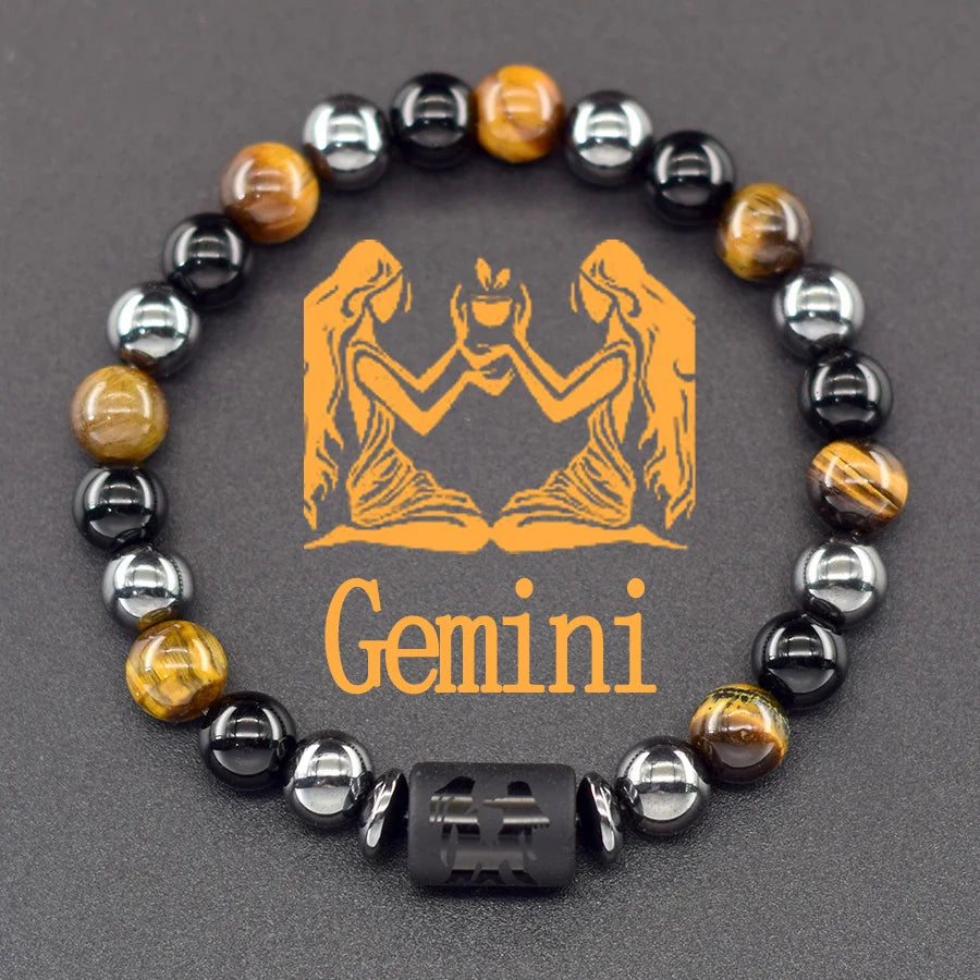 ♈♎ Spiritual Abacus™ Zodiac Constellation Bracelet – Adjustable Astrology Charm Jewelry for Men & Women (12 Star Signs)