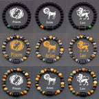 ♈♎ Spiritual Abacus™ Zodiac Constellation Bracelet – Adjustable Astrology Charm Jewelry for Men & Women (12 Star Signs)